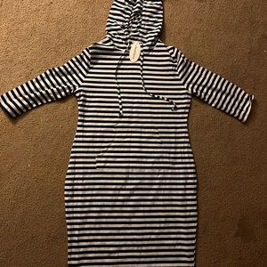 Black Striped Dress